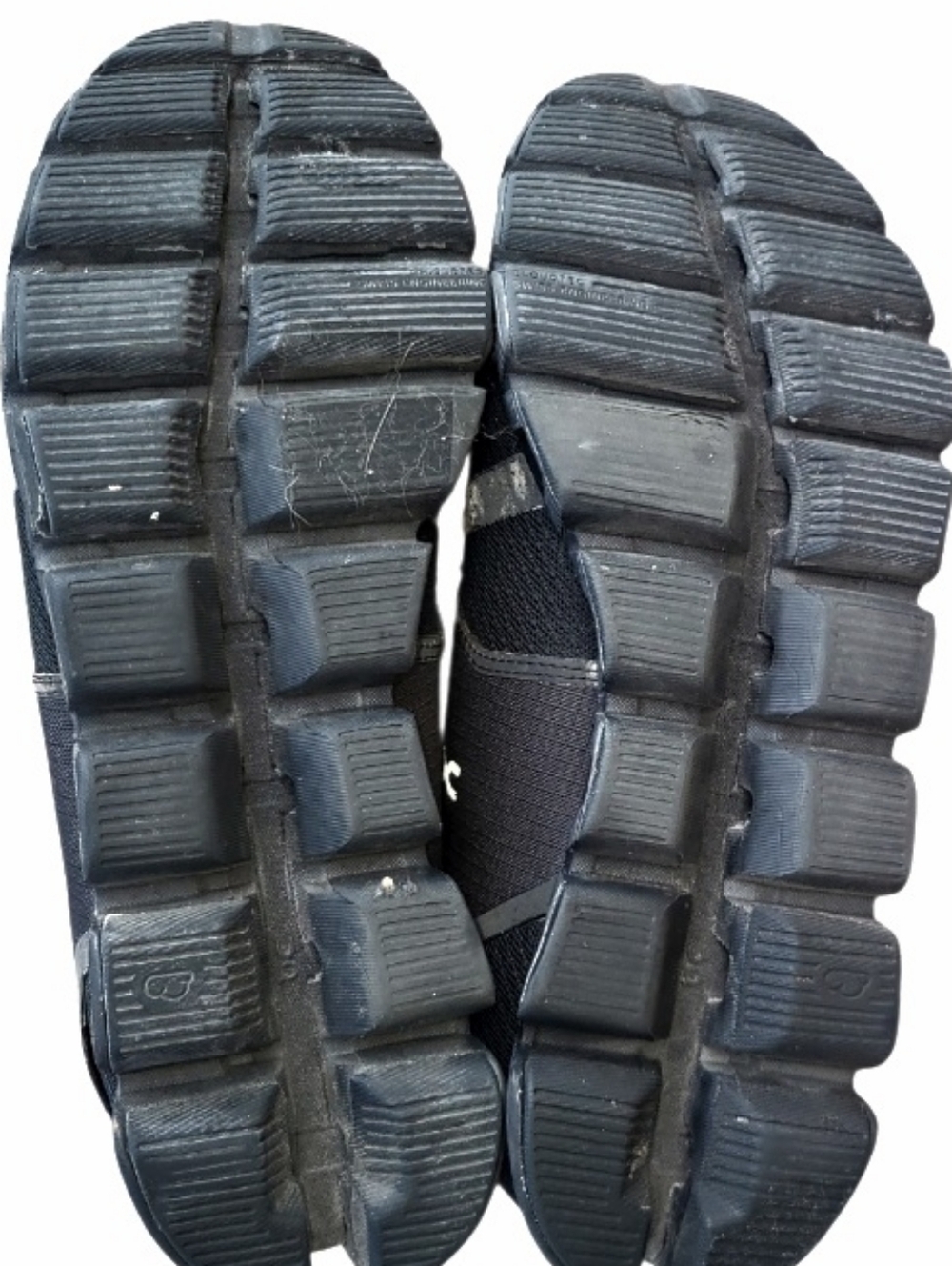 On Running Cloud 6 Black Athletic Jog Walk Tennis Sneaker Water Shoe Men 8.5 - Picture 9 of 13